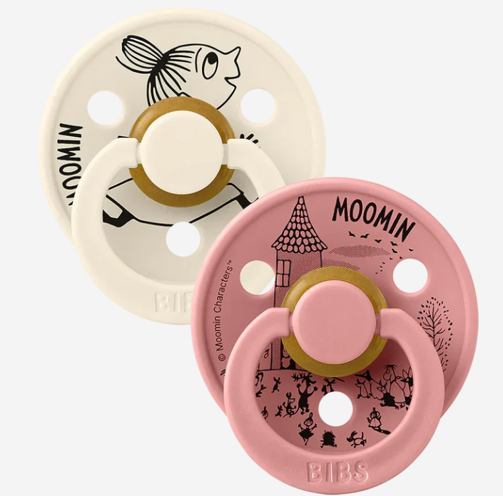 Bibs x Moomin Pacifier Colour 2 pack Latex