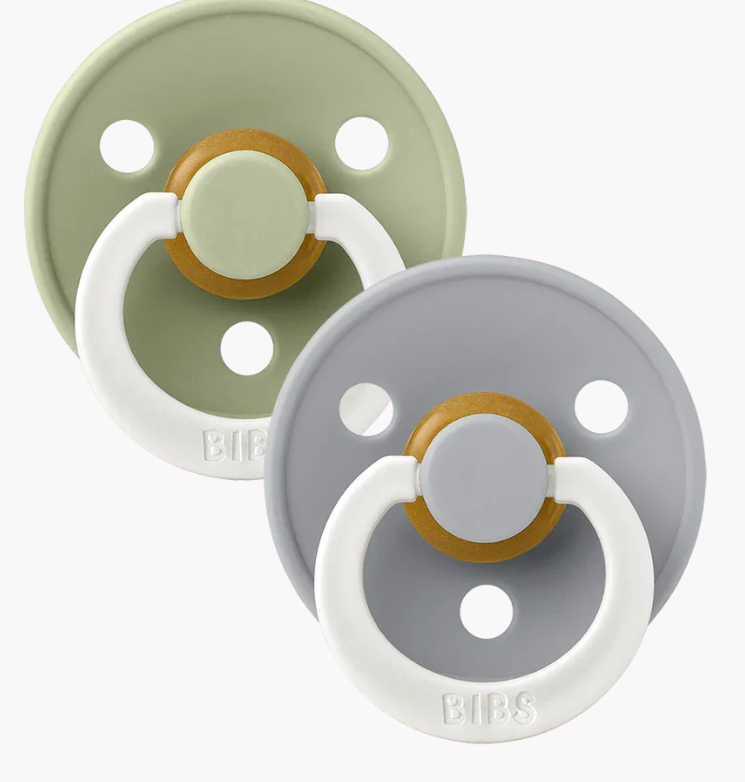 BIBS Pacifier Colour 2 PACK Latex
