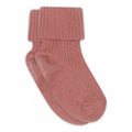 Wool rib baby socks