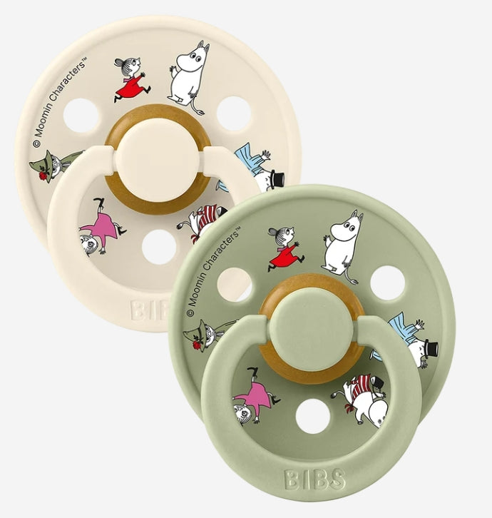 Bibs x Moomin Pacifier Colour 2 pack Friends Latex