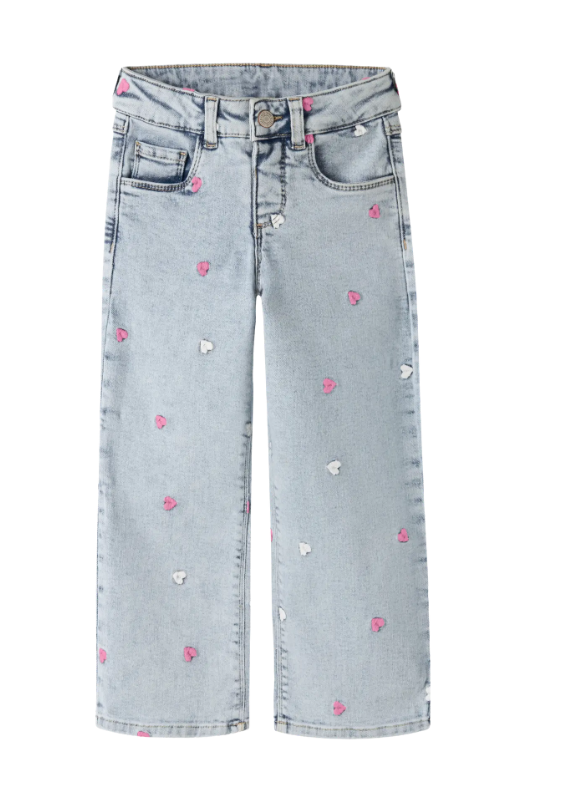 NMFROSE WIDE EMB JEANS 2633-FR NOOS