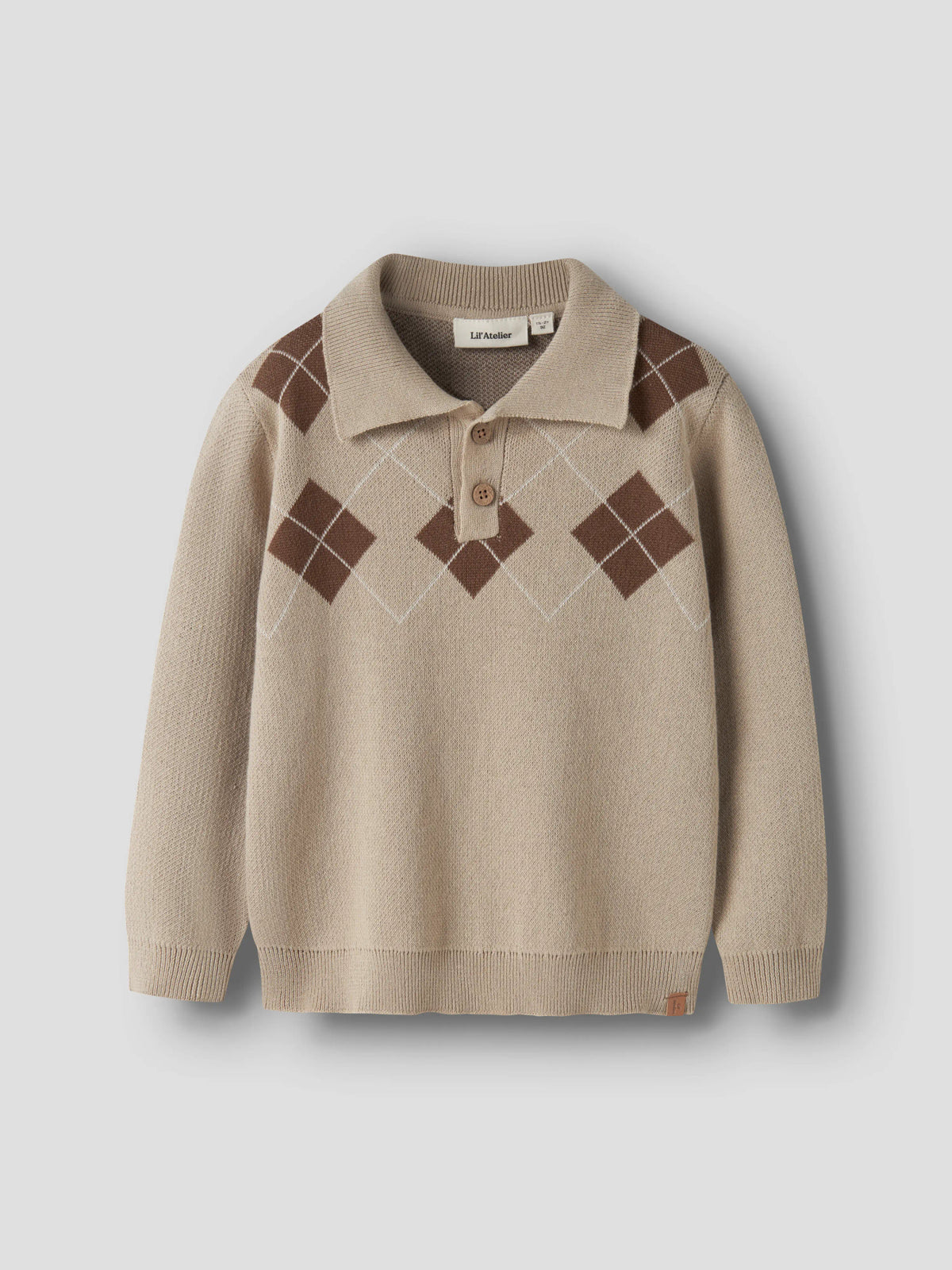 NMMRONAN LS KNIT POLO LIL