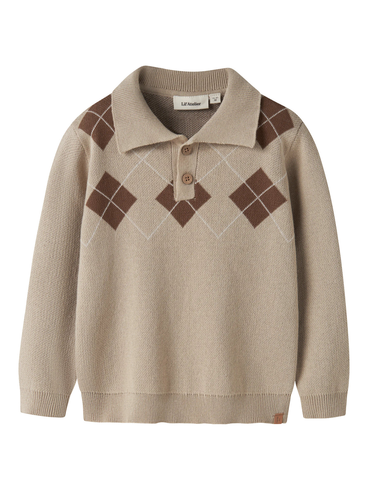 NMMRONAN LS KNIT POLO LIL