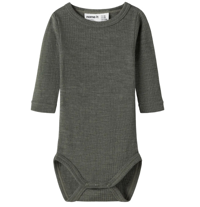 NBNWAX Wool Rib LS Body NOOS