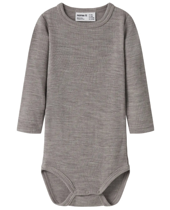 NBNWAX Wool Rib LS Body NOOS