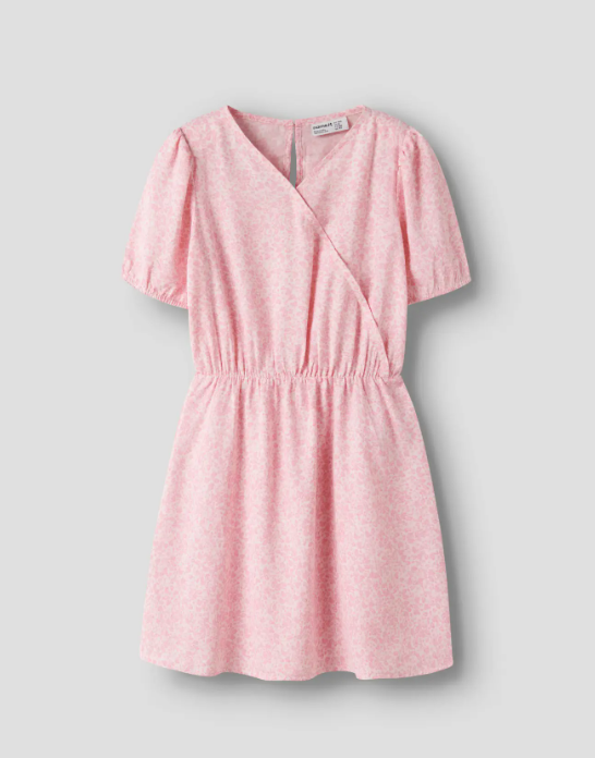 NKFFANY SS WRAP DRESS PB
