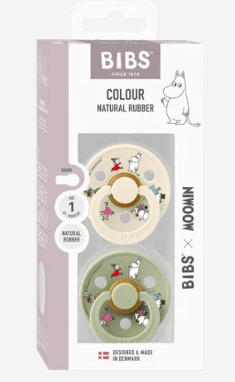 Bibs x Moomin Pacifier Colour 2 pack Friends Latex