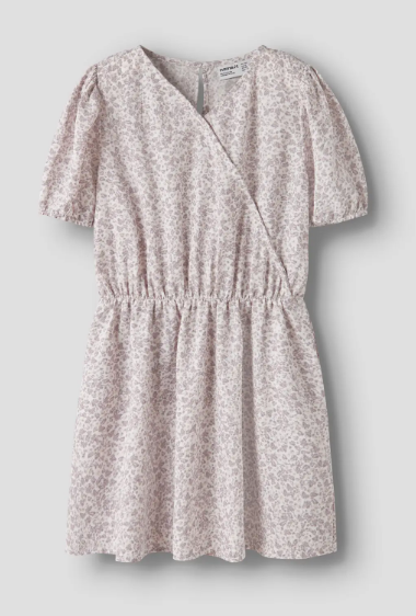 NKFFANY SS WRAP DRESS PB