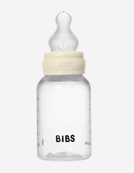 BIBS Baby Bottle Round Silicone 1 pack 150 ml Slow Flow