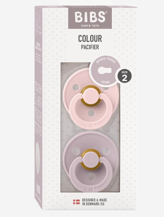 BIBS Pacifier Colour 2 PACK Latex