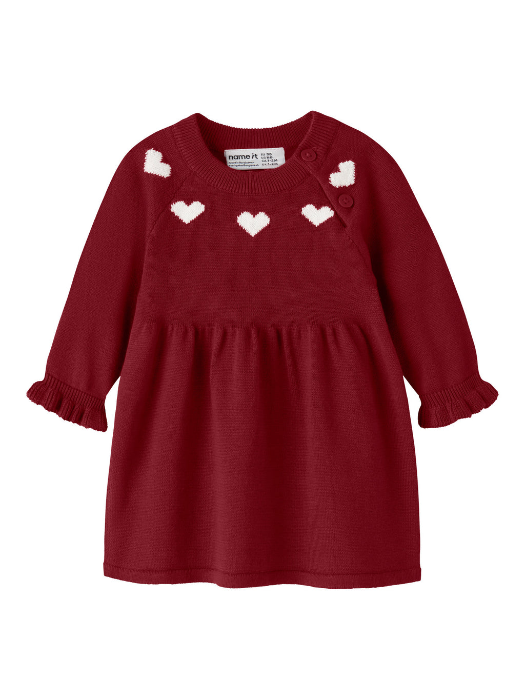 NBFRISSE LS KNIT DRESS